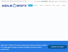 Tablet Screenshot of agile-worx.com